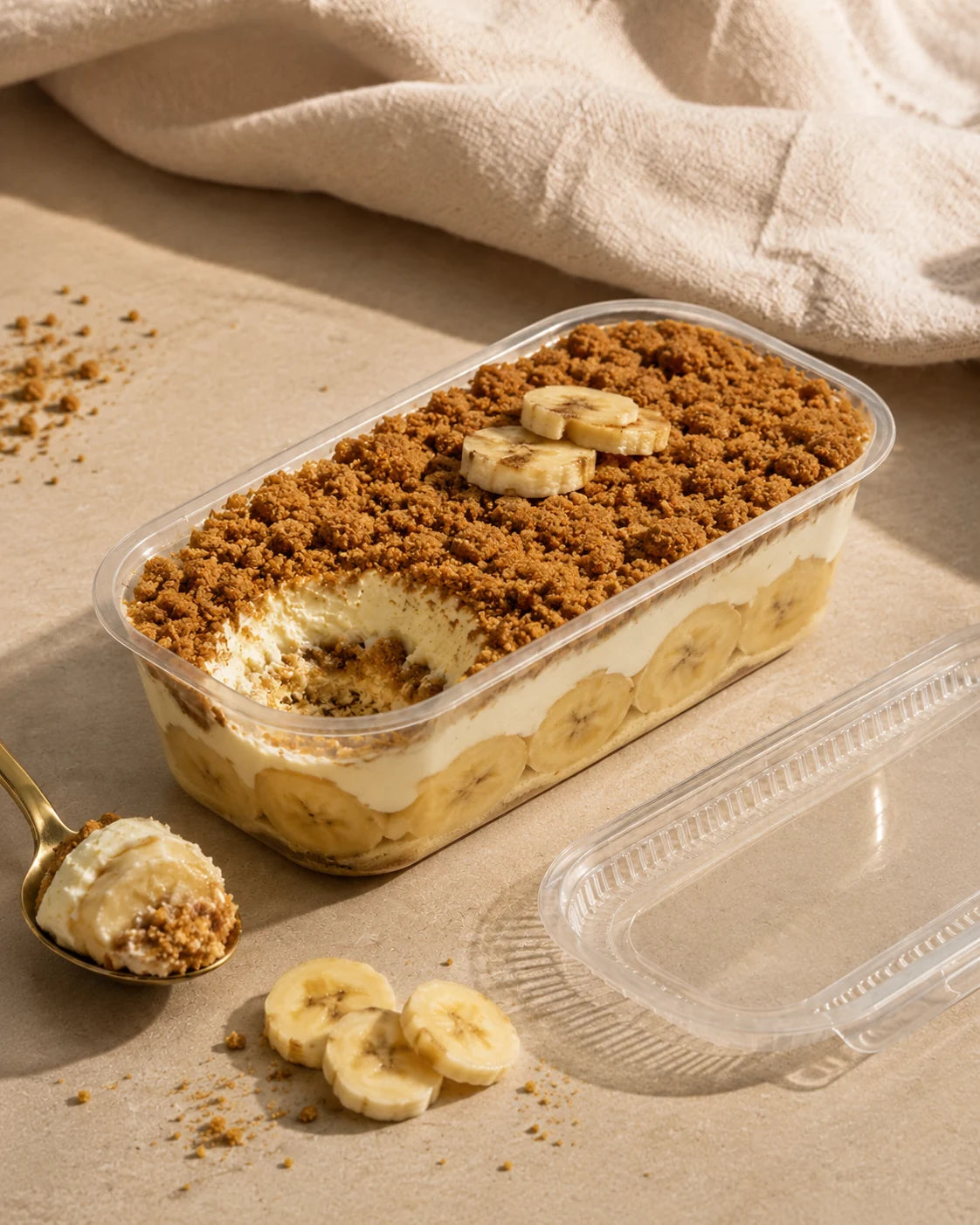 Banana Pudding High Protein Dessert Cup 300ml
