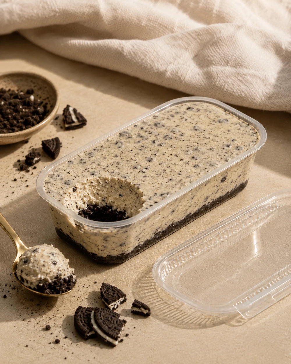 Cookies & Cream High Protein Cheesecake